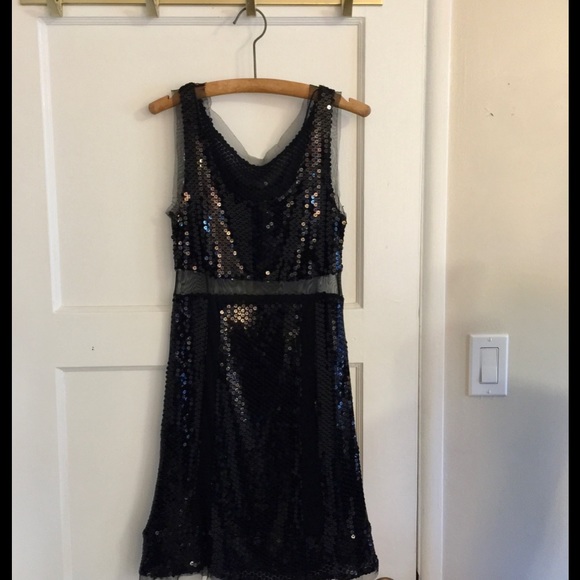 Black Sequined Dress - Picture 7 of 16